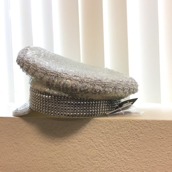 PRE LOVED- Sequin Captain Hat - MISC036 - Picture 3 of 4